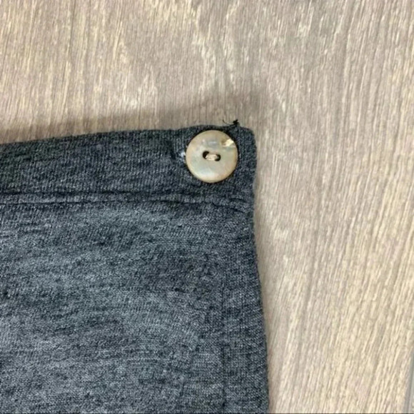 Anthropologie Nation Marnie Wrap Midi Skirt Knit High Rise Waist Grey Size XS - Picture 9 of 15